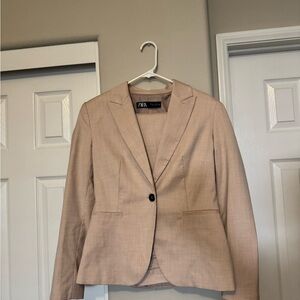 Zara Pink/Beige Matching Suit